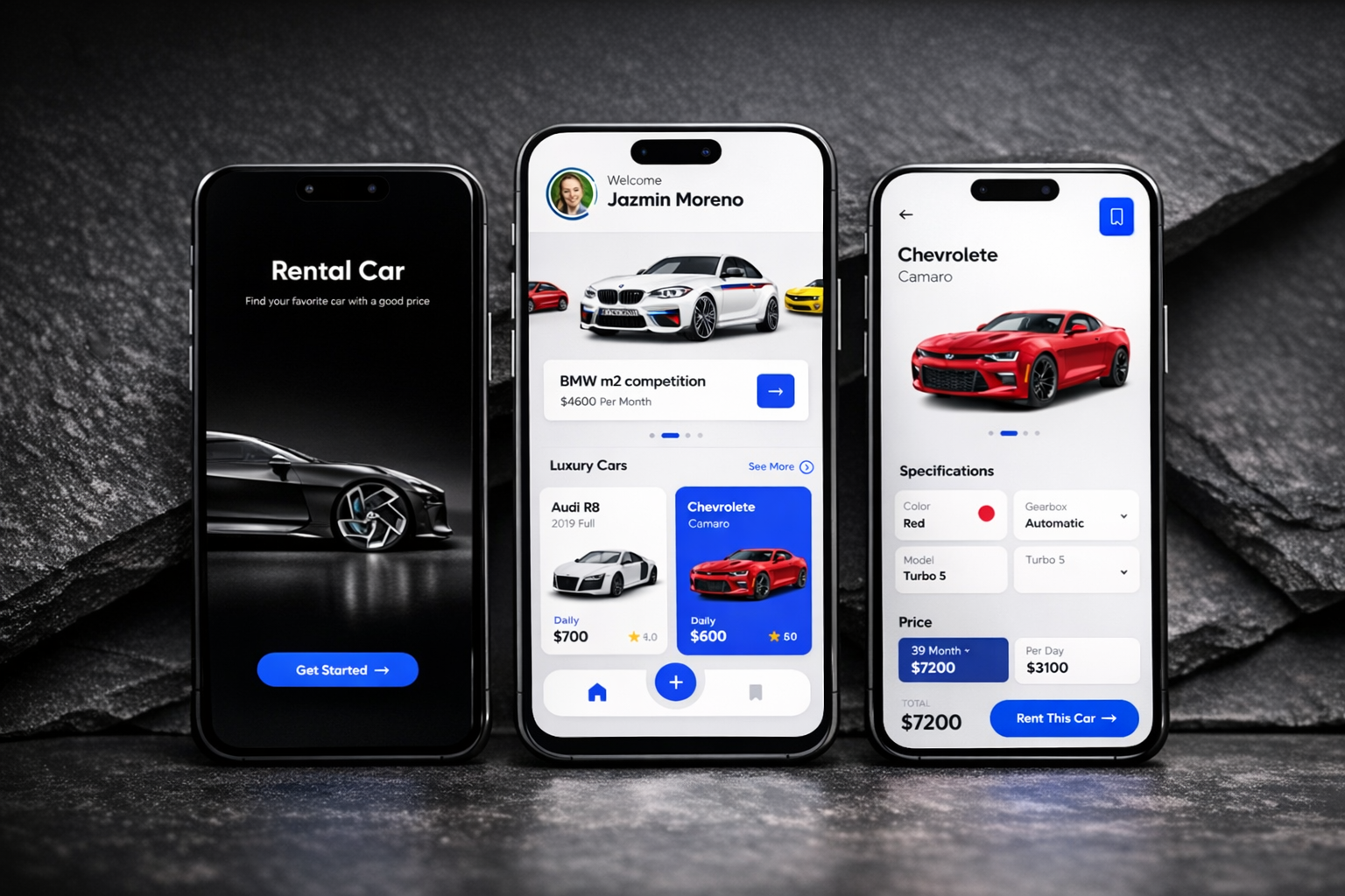 Car Rental App Development